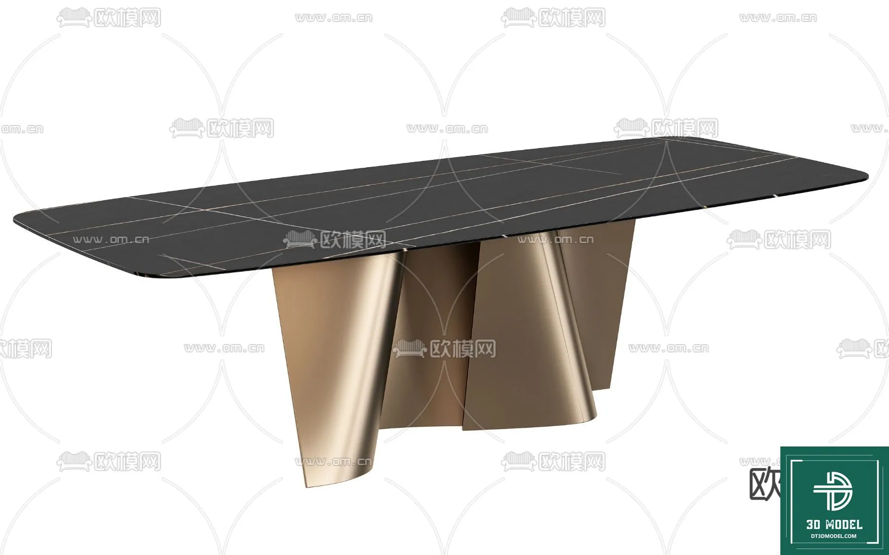 LUXURY – 3D Models – DINING TABLE SETS – 033