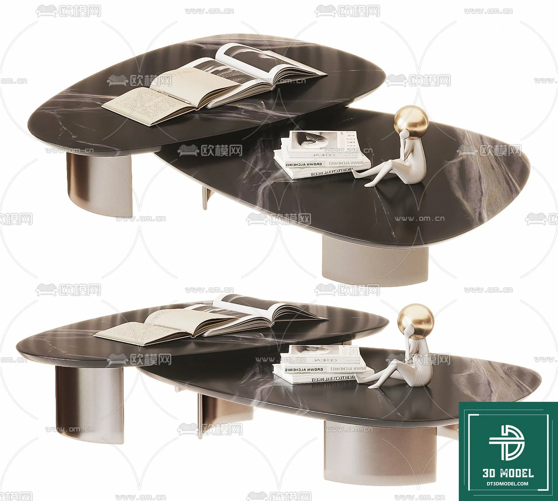 LUXURY – 3D Models – COFFEE TABLES – 009