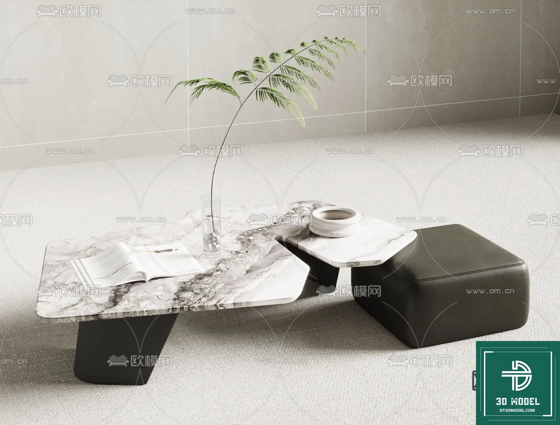 LUXURY – 3D Models – COFFEE TABLES – 021