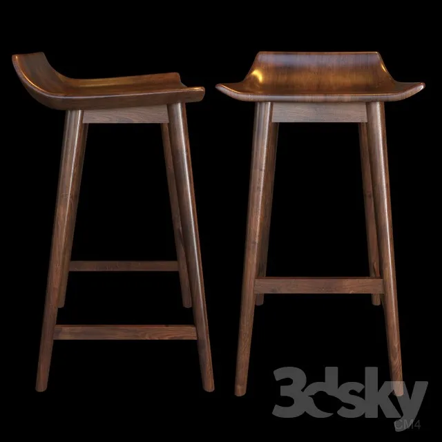 3DS MAX – Chair – Stool – 1552
