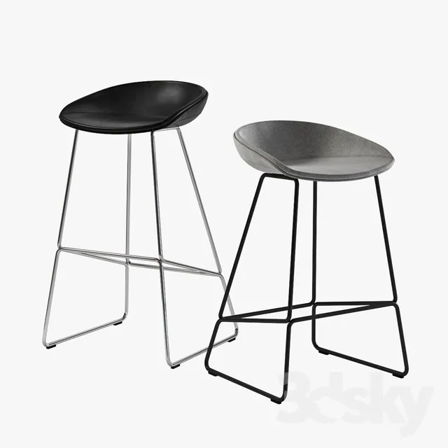 3DS MAX – Chair – Stool – 1558