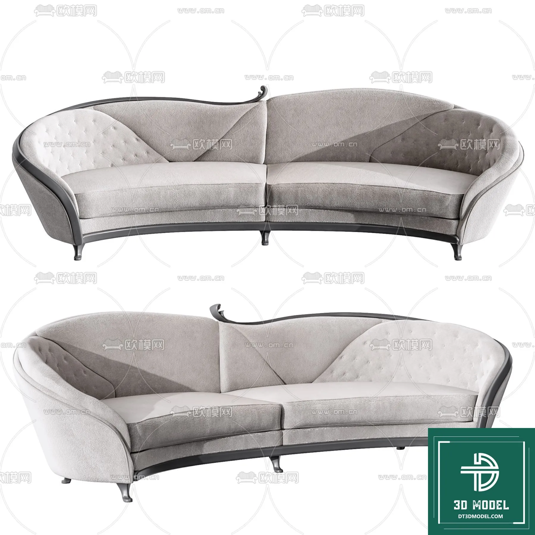 LUXURY – 3D Models – SOFA – 014