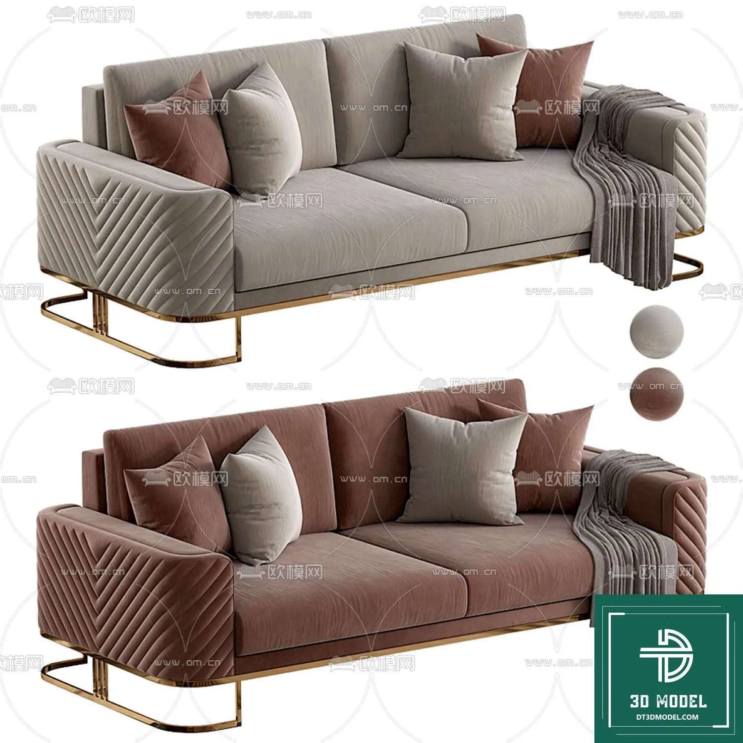 LUXURY – 3D Models – SOFA – 027