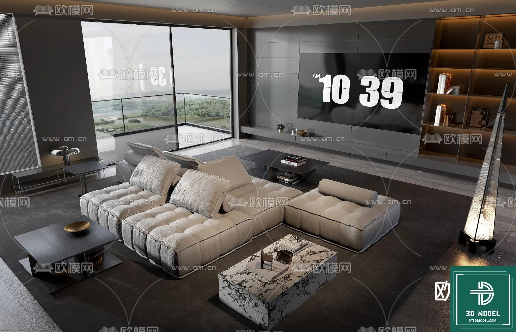 LUXURY – 3D Models – SOFA – 047