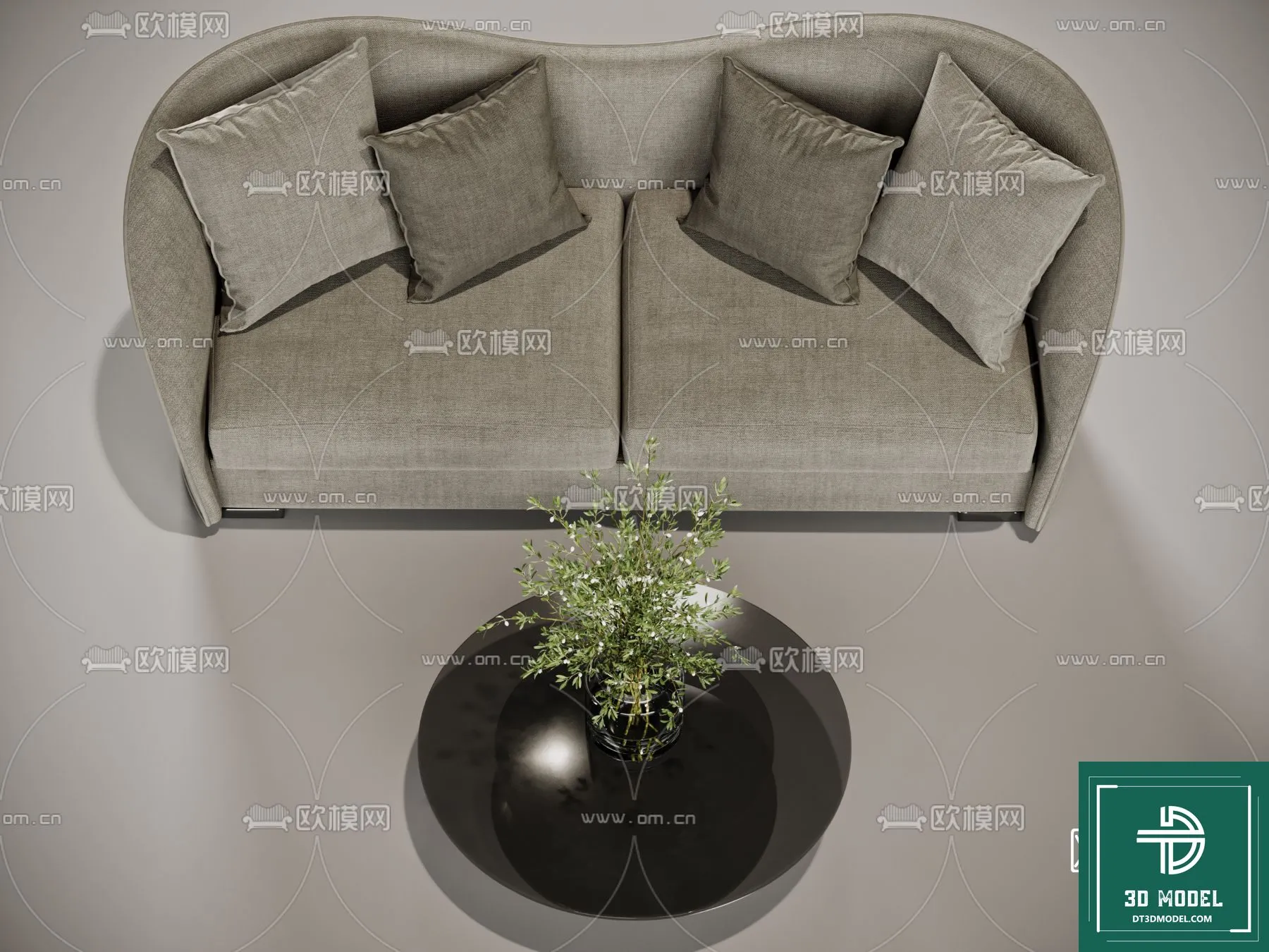 LUXURY – 3D Models – SOFA – 048