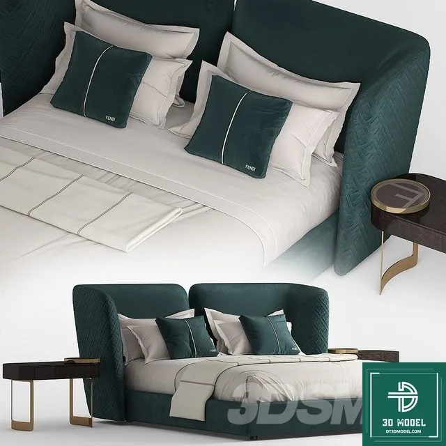 LUXURY – 3D Models – BED – 007