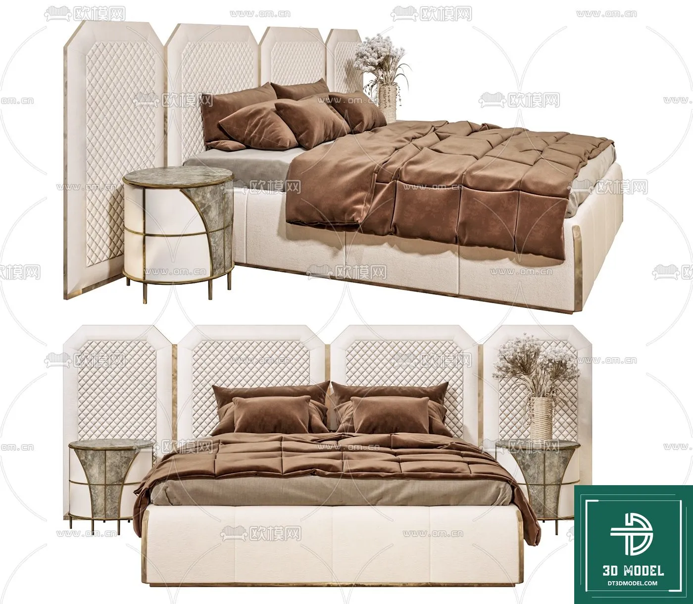 LUXURY – 3D Models – BED – 016