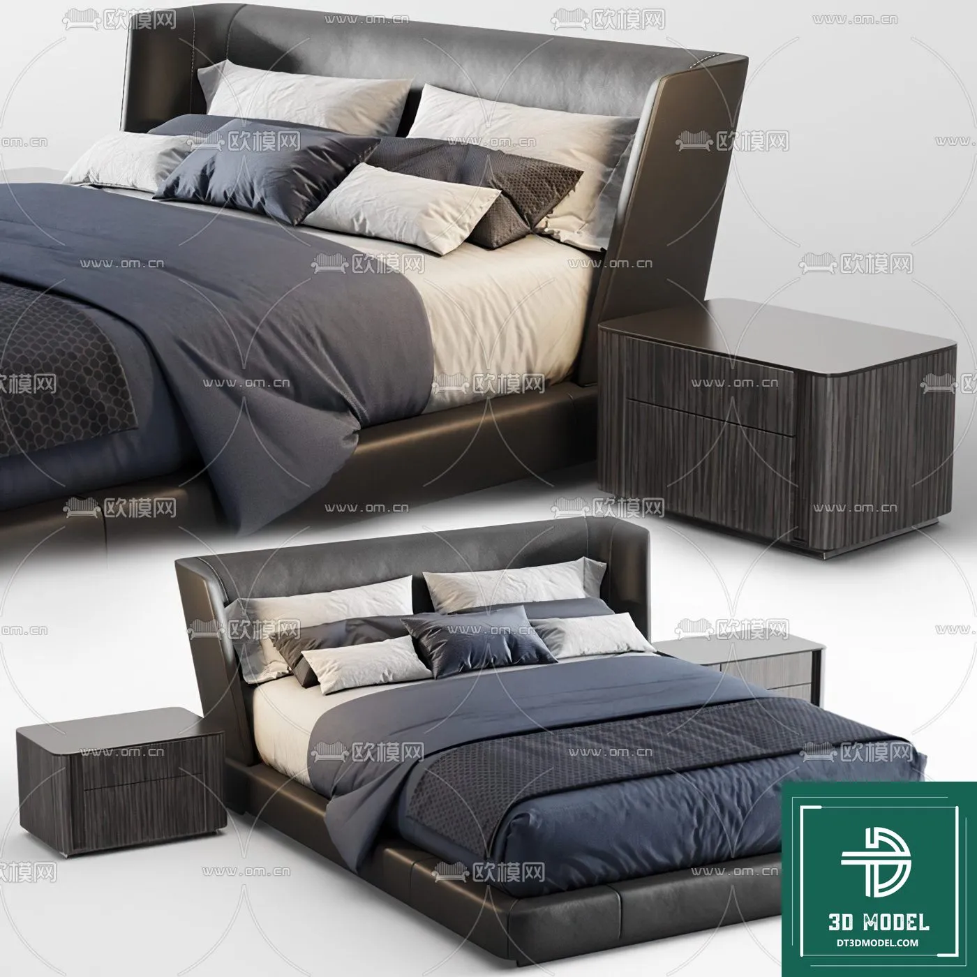 LUXURY – 3D Models – BED – 034