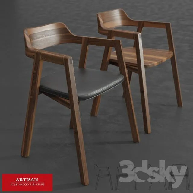 3DS MAX – Chair – Stool – 1587