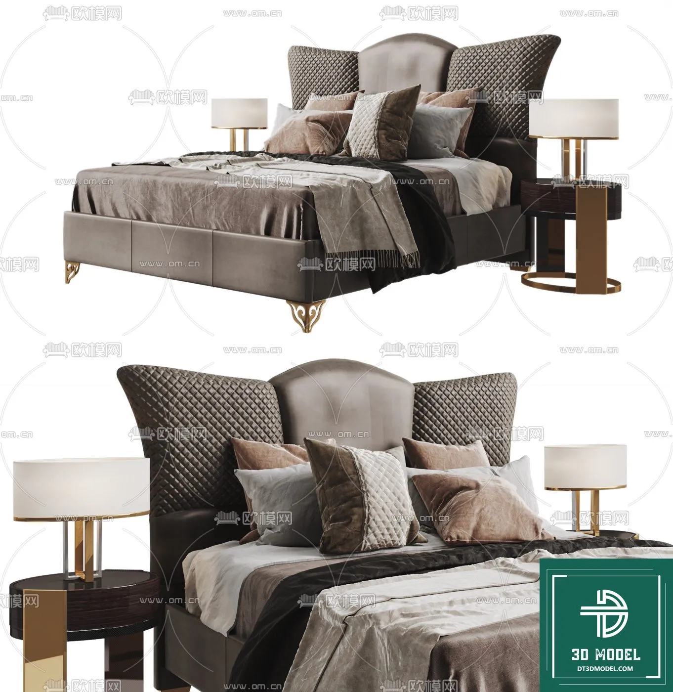 LUXURY – 3D Models – BED – 084