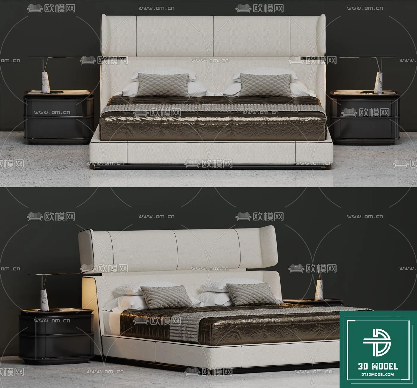 LUXURY – 3D Models – BED – 105