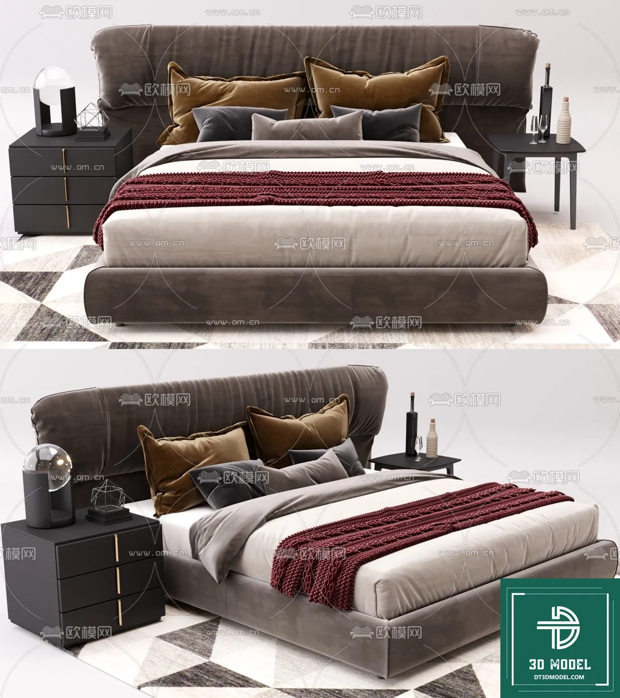 LUXURY – 3D Models – BED – 109