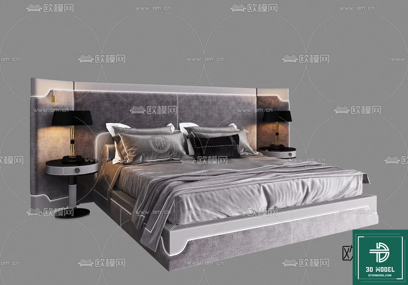 LUXURY – 3D Models – BED – 124