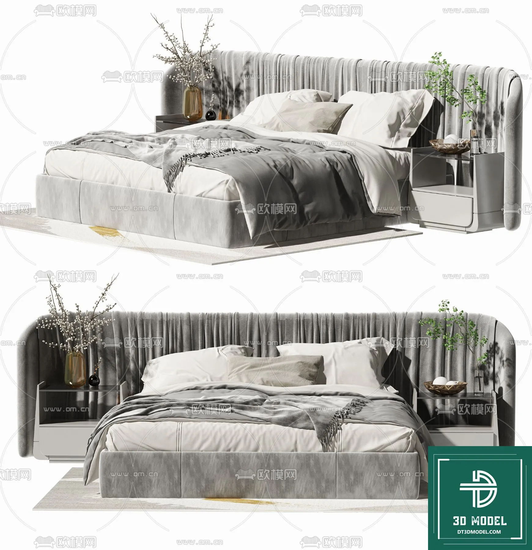 LUXURY – 3D Models – BED – 129