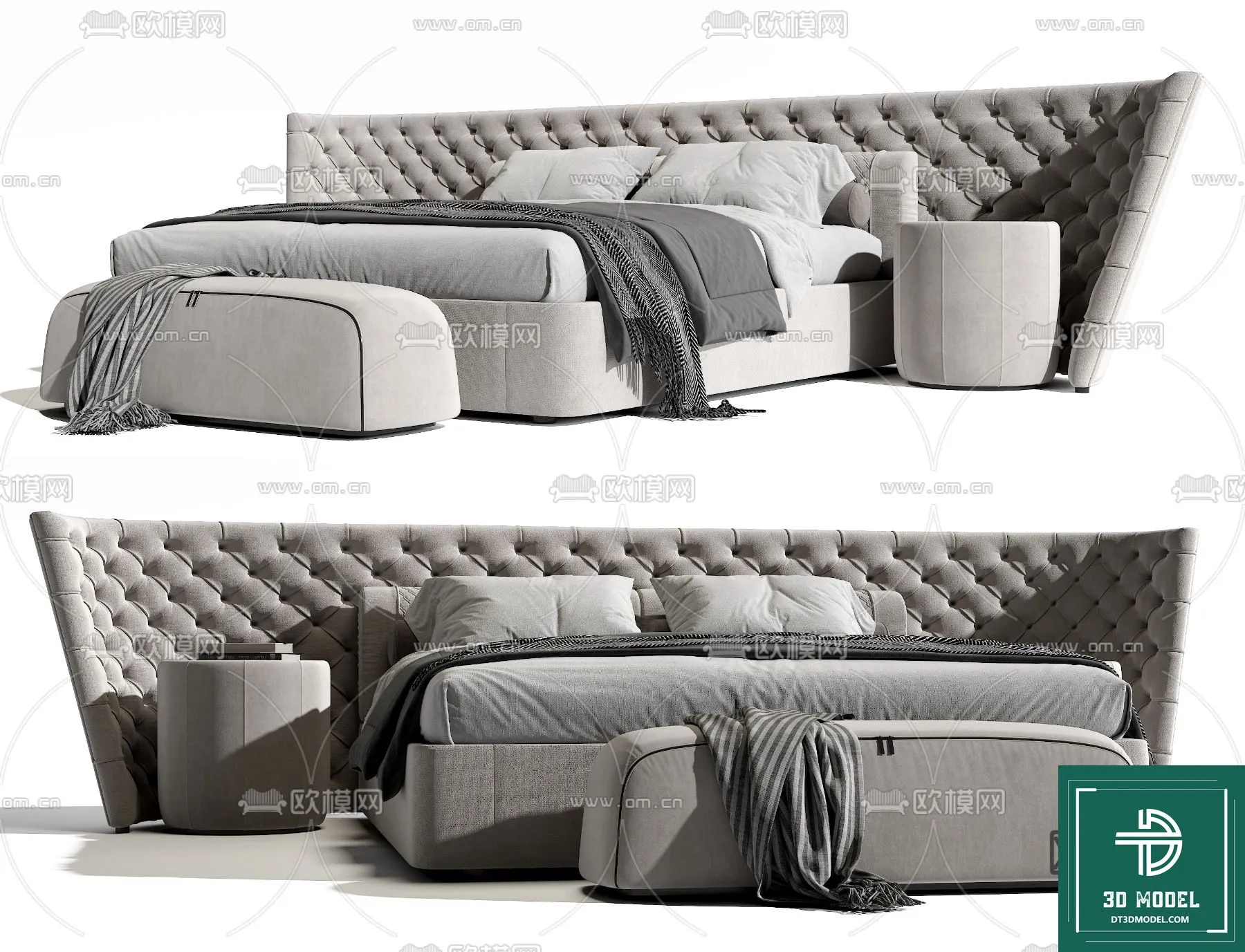 LUXURY – 3D Models – BED – 132