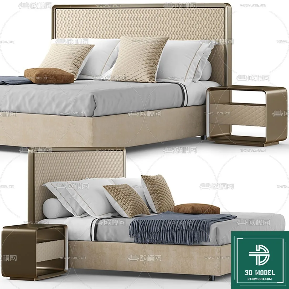 LUXURY – 3D Models – BED – 153