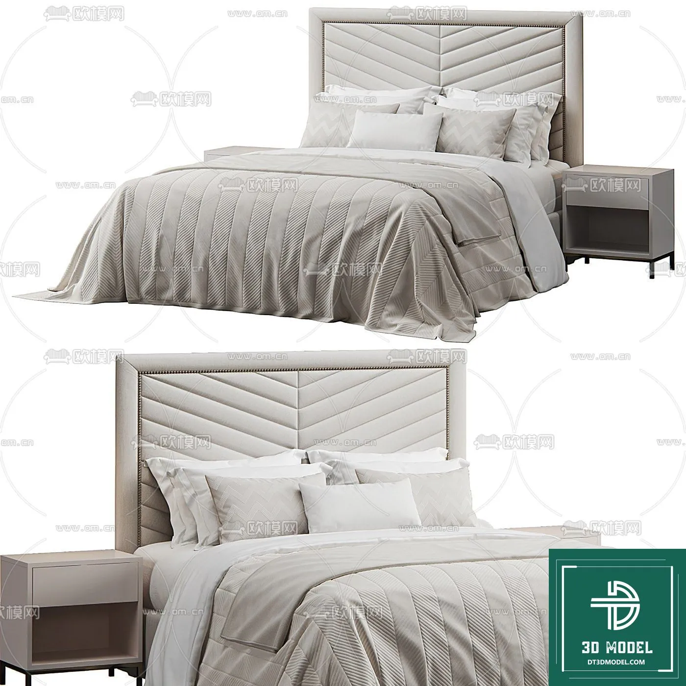 LUXURY – 3D Models – BED – 154