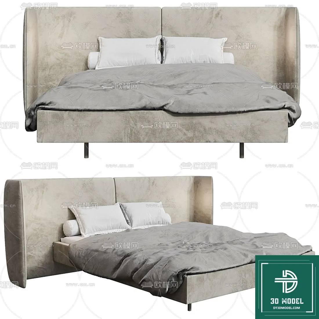 LUXURY – 3D Models – BED – 159