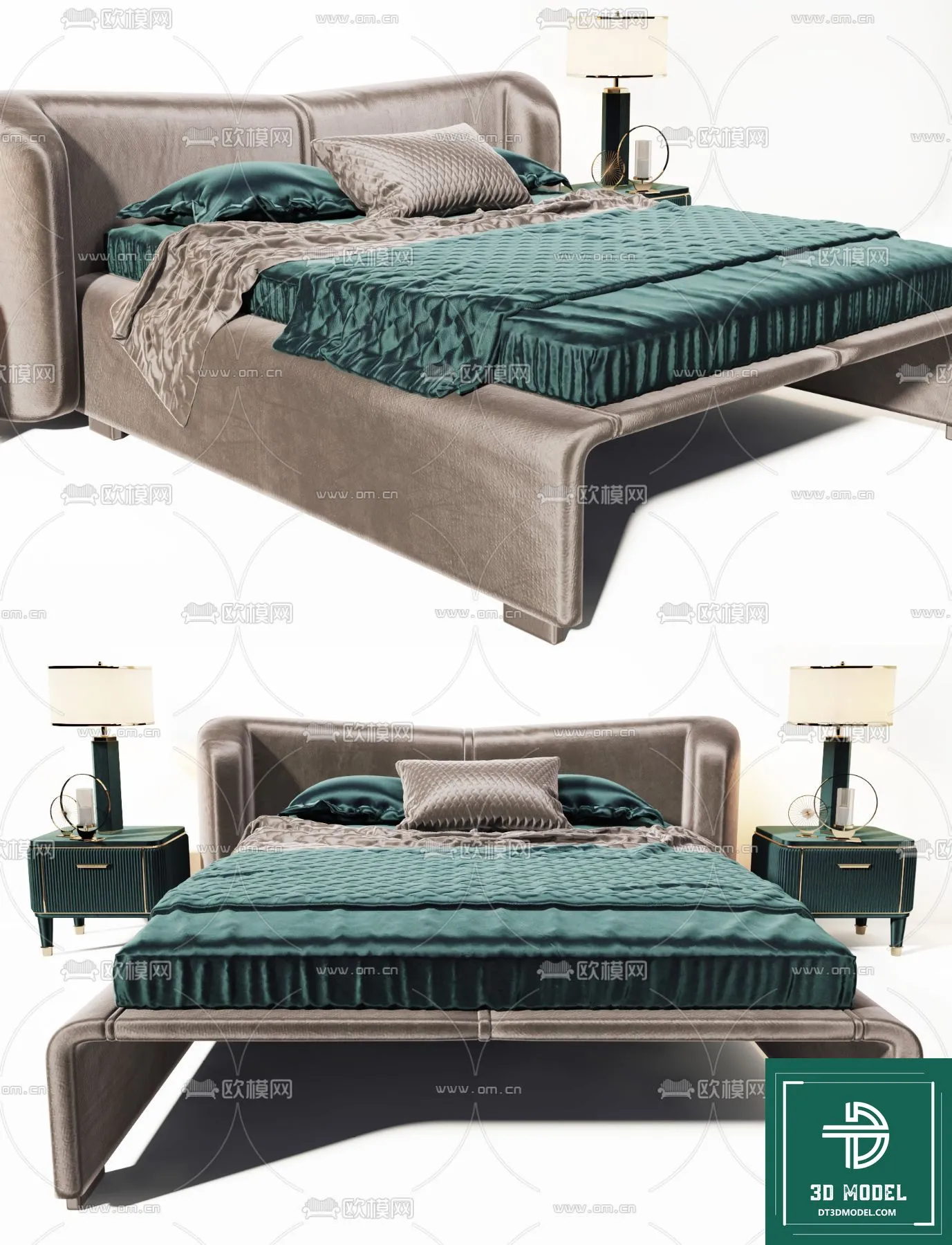 LUXURY – 3D Models – BED – 161