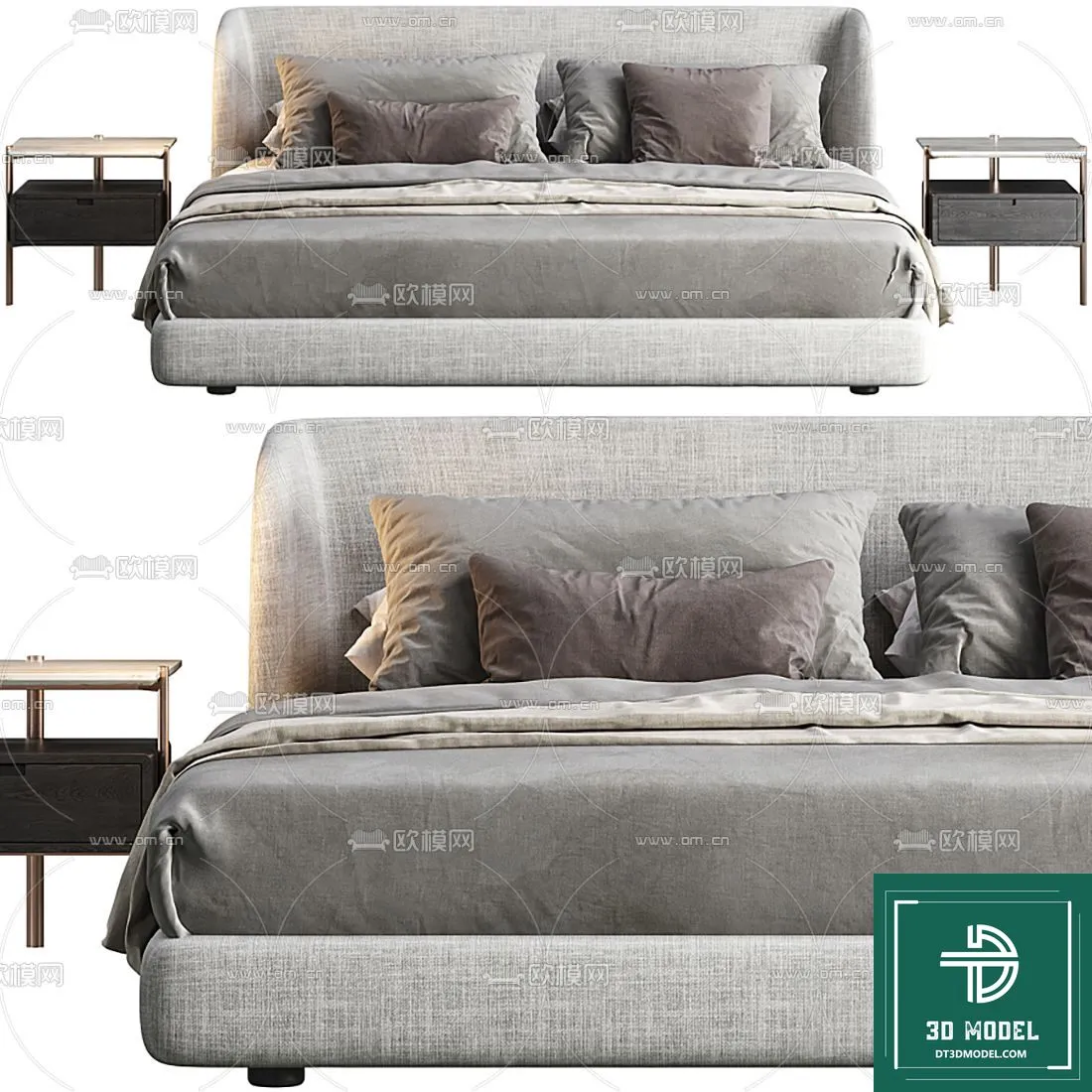 LUXURY – 3D Models – BED – 165