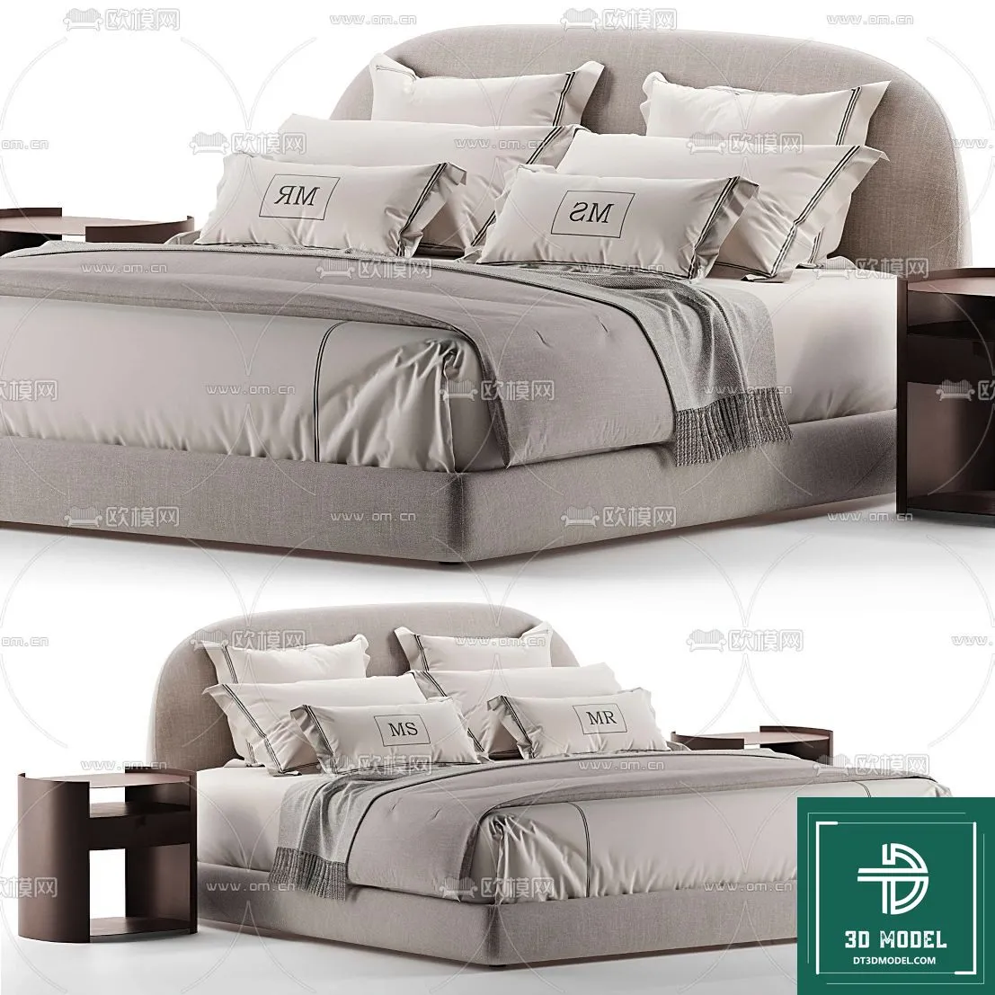 LUXURY – 3D Models – BED – 172