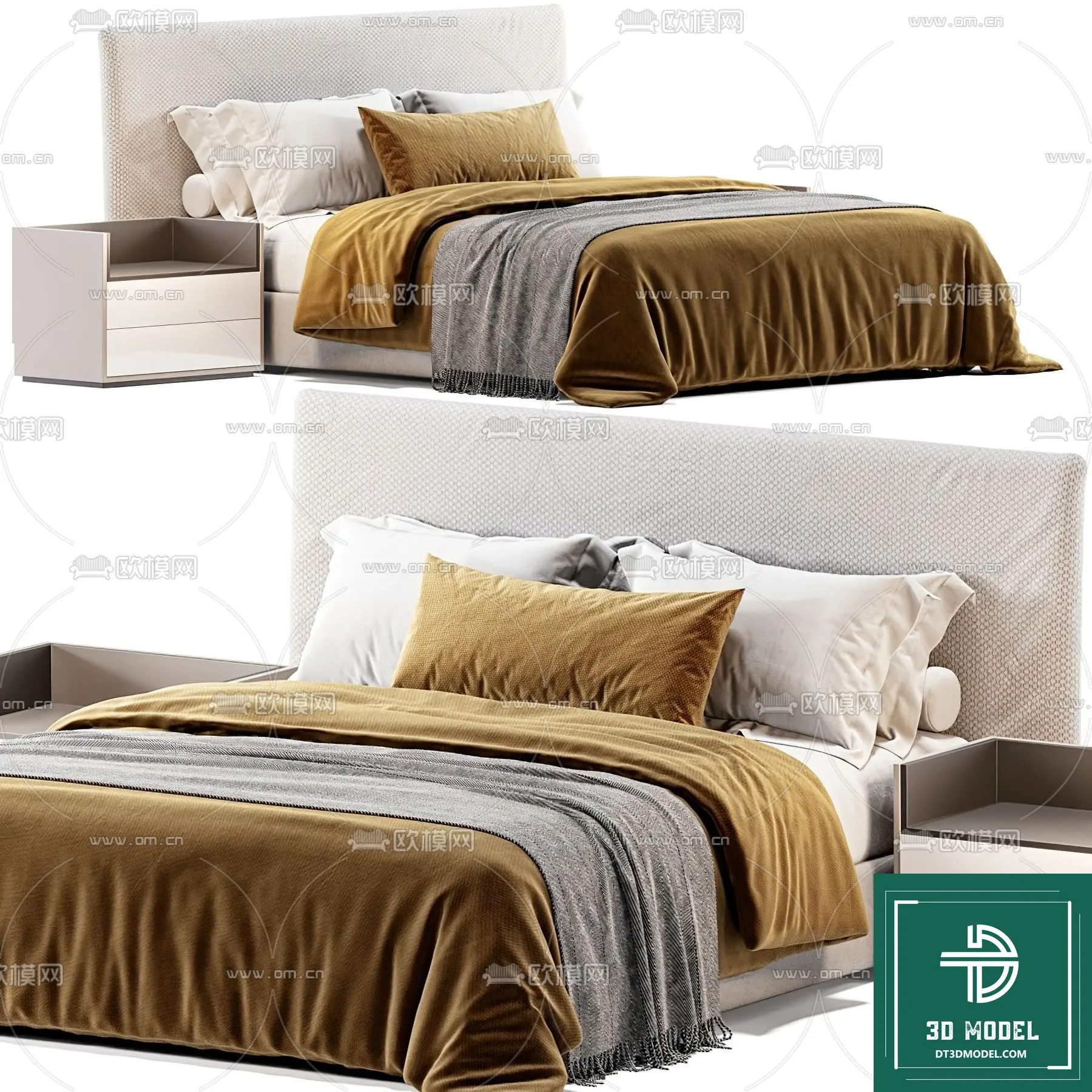 LUXURY – 3D Models – BED – 173