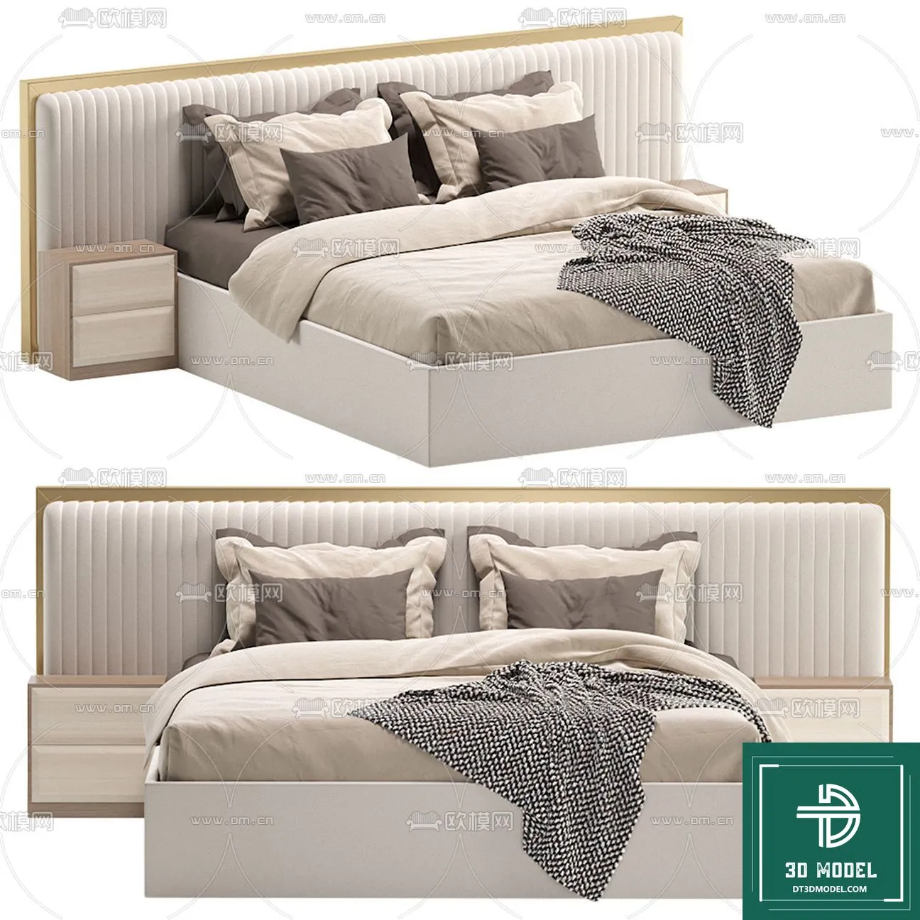 LUXURY – 3D Models – BED – 183