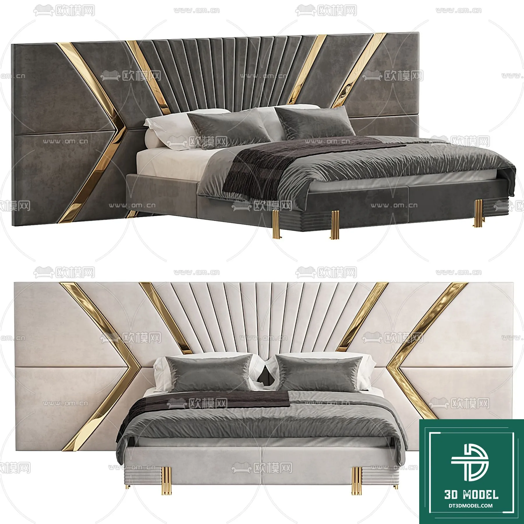 LUXURY – 3D Models – BED – 213