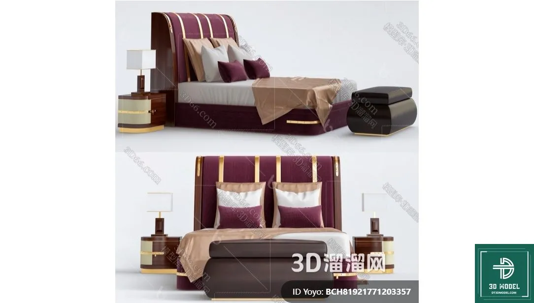 LUXURY – 3D Models – BED – 272