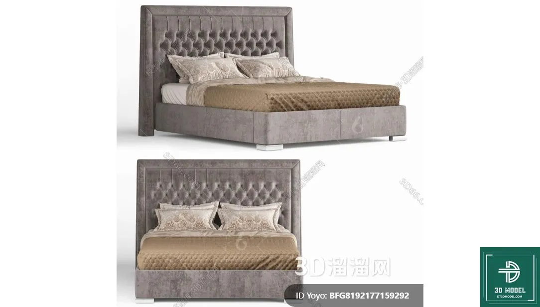 LUXURY – 3D Models – BED – 290