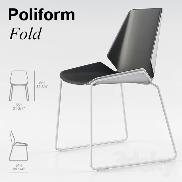 3DS MAX – Chair – Stool – 1610