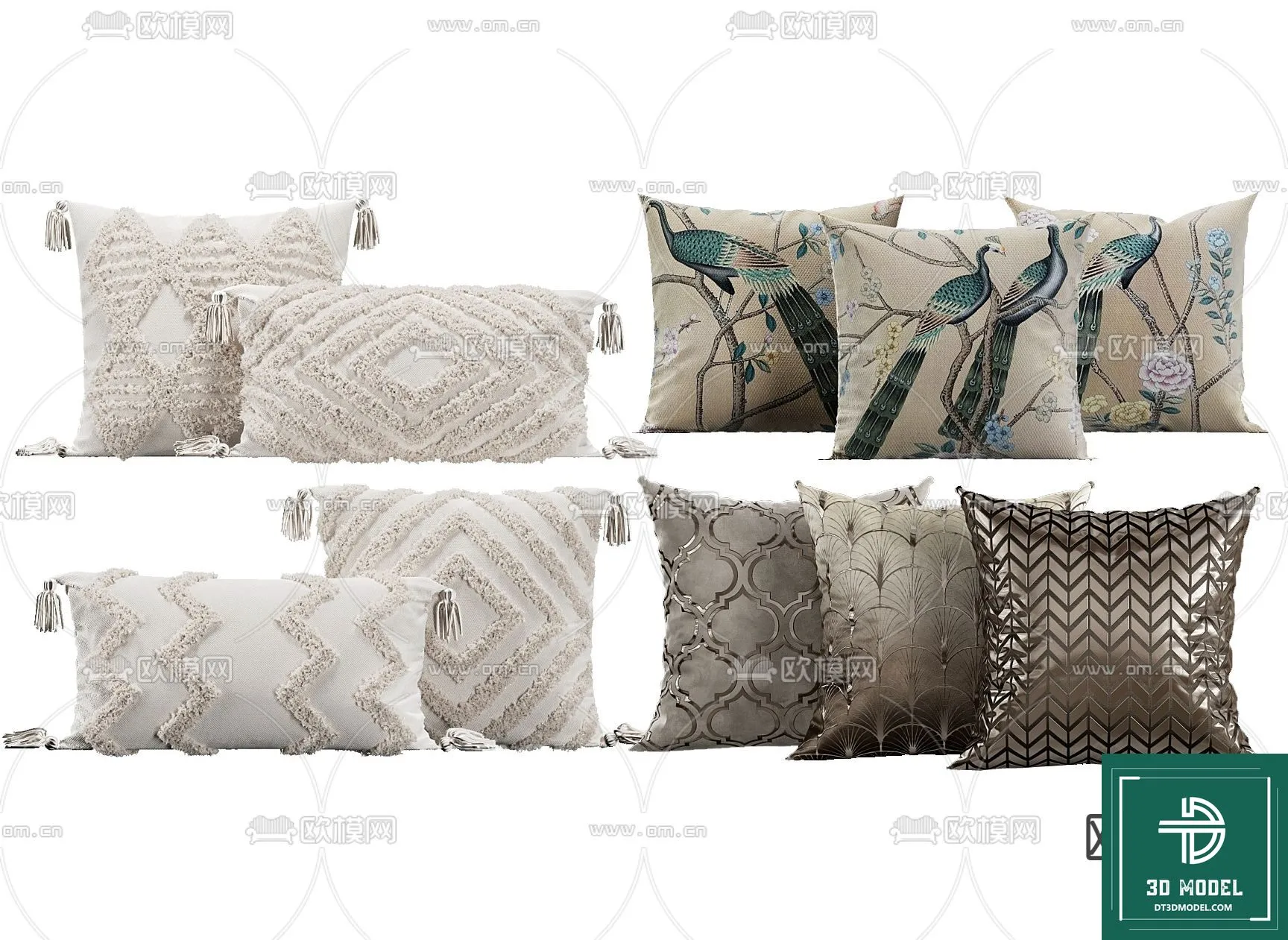 LUXURY – 3D Models – PILLOW – 018