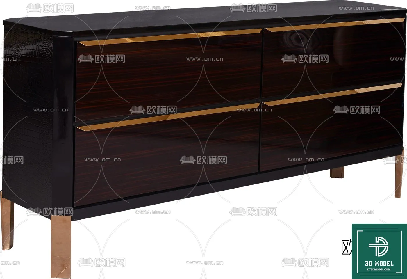 LUXURY – 3D Models – TV SHELF – 006