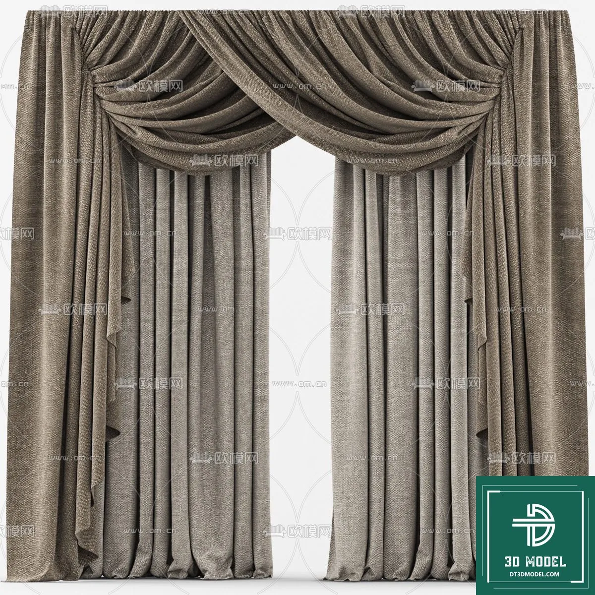 LUXURY – 3D Models – CURTAIN – 010