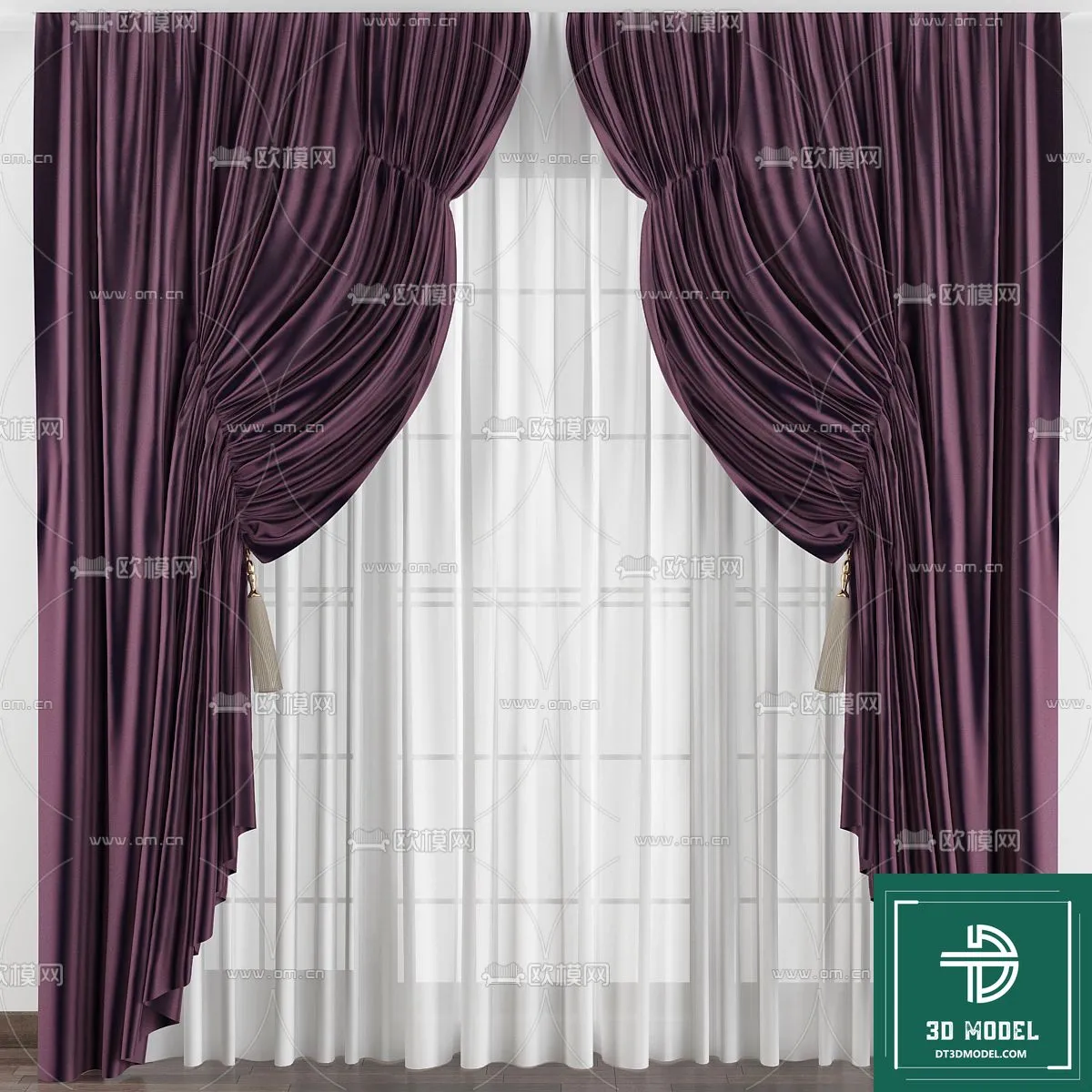 LUXURY – 3D Models – CURTAIN – 015