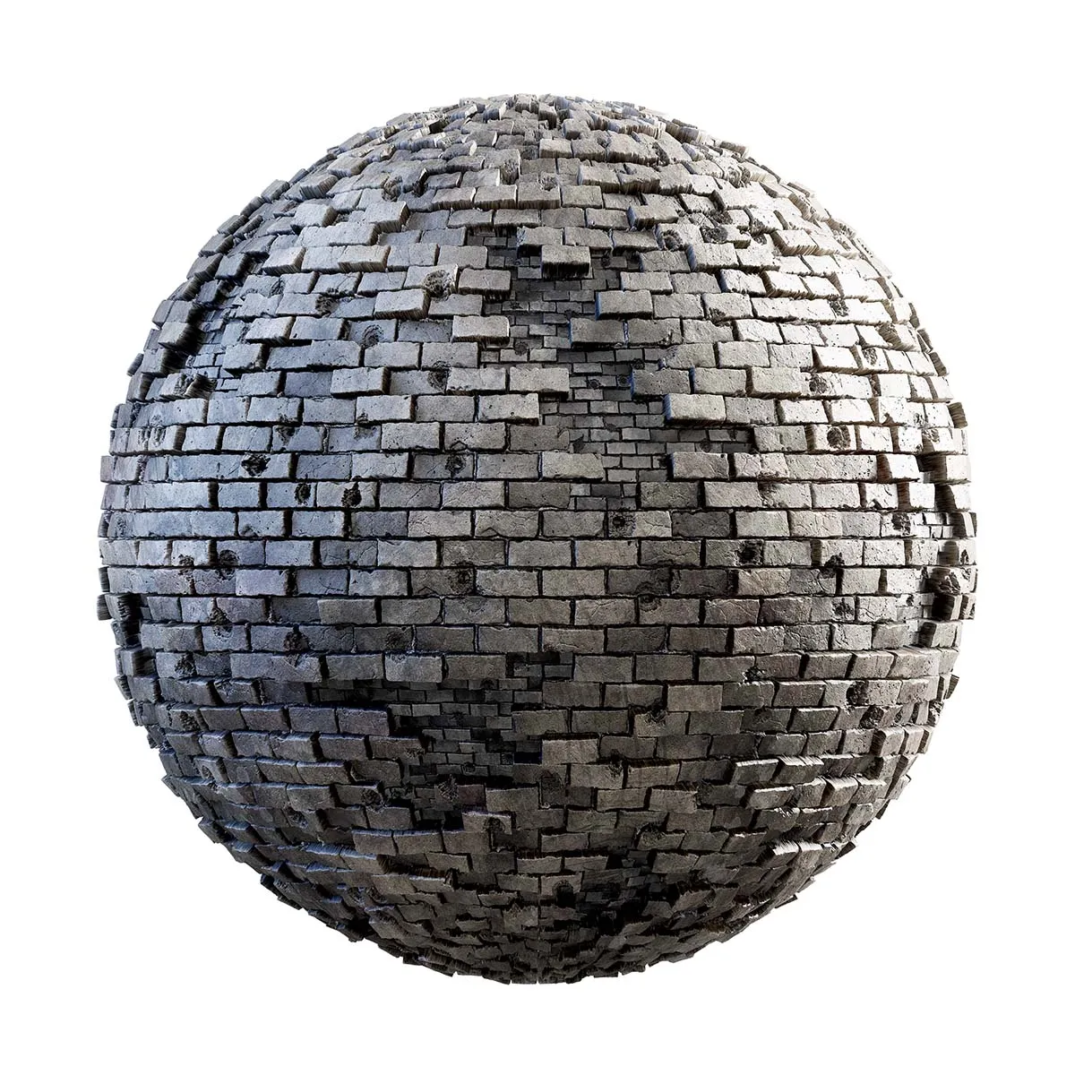 CGAxis PBR 28 – Brick Wall With Bullet Holes 31 18