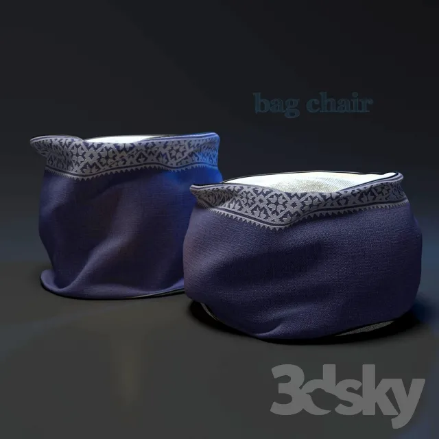 3DS MAX – Chair – Stool – 1635