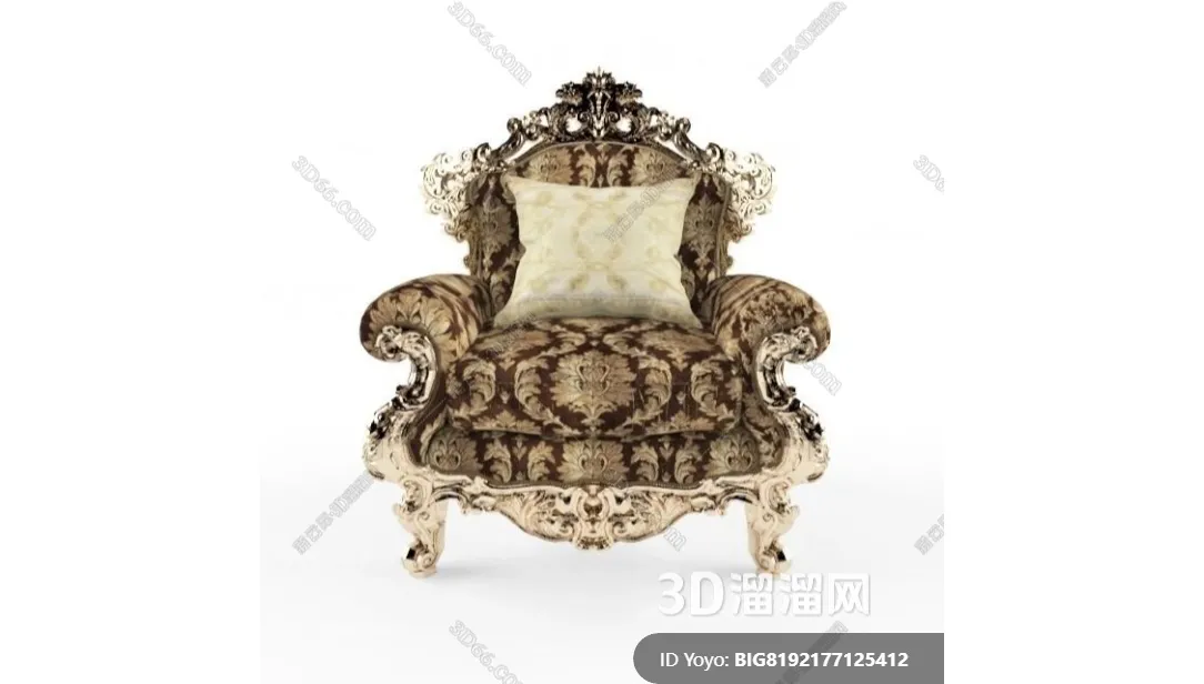 CLASSIC – ARMCHAIR 3DS MODELS – 057