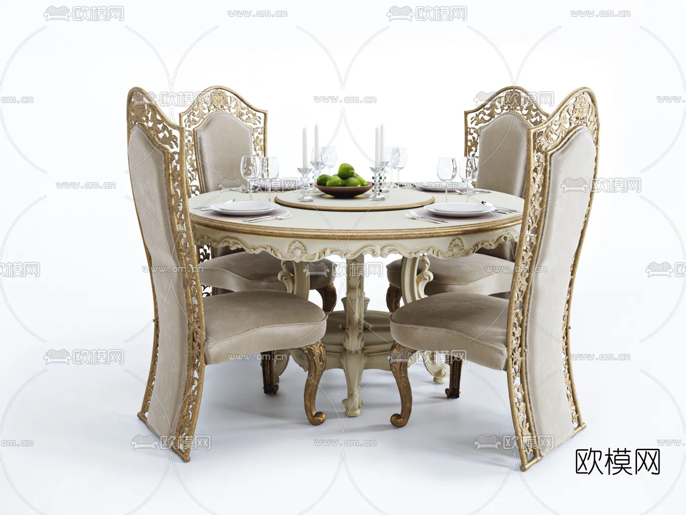 CLASSIC – TABLE 3D MODELS – 019