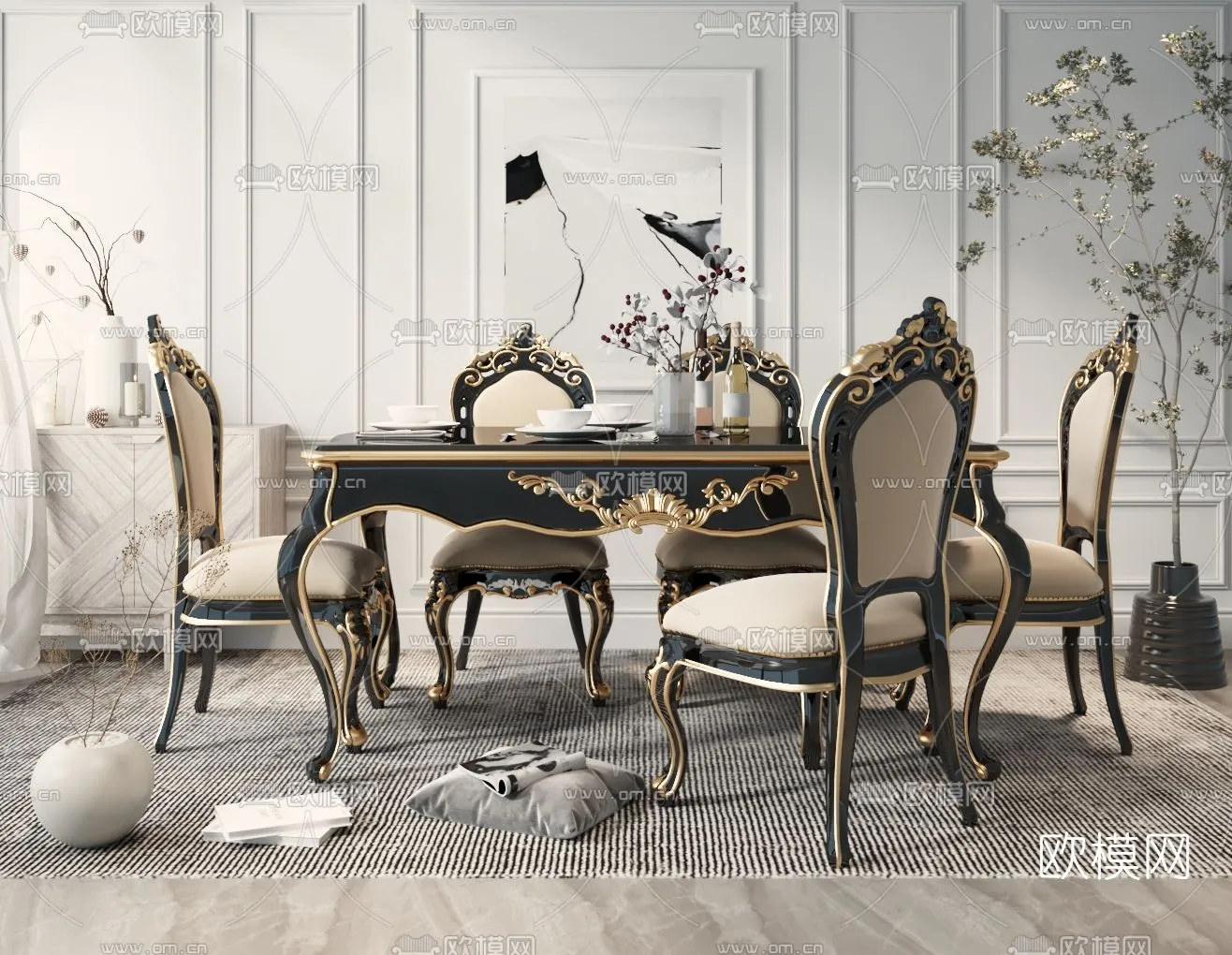 CLASSIC – TABLE 3D MODELS – 039