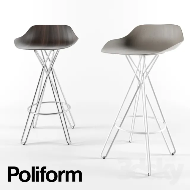 3DS MAX – Chair – Stool – 1673