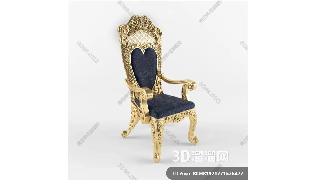 CLASSIC – DINING CHAIR 3DMODELS – 040