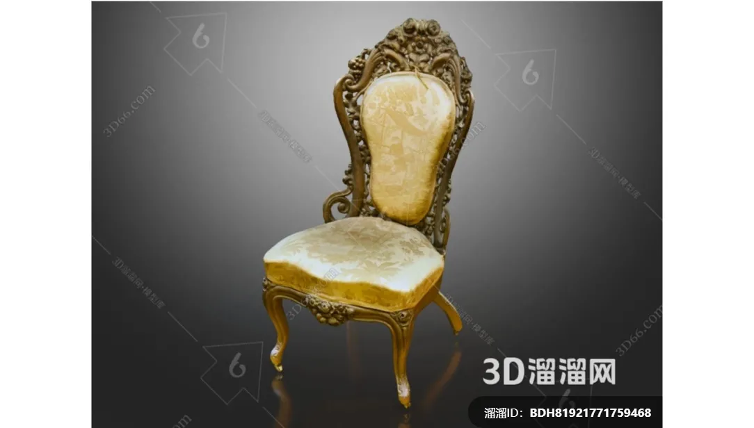 CLASSIC – DINING CHAIR 3DMODELS – 041