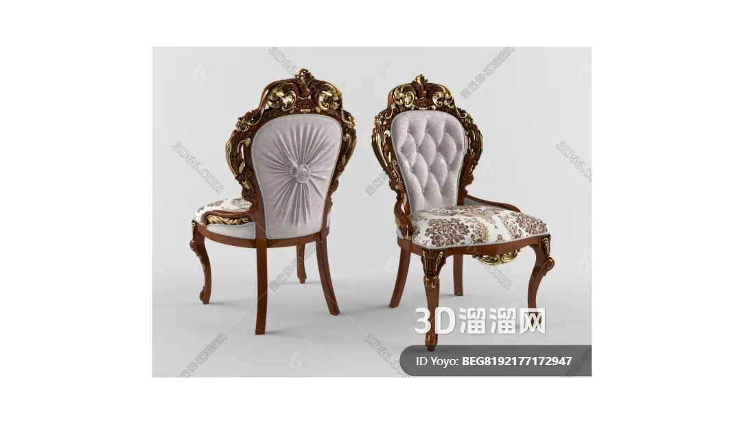 CLASSIC – DINING CHAIR 3DMODELS – 043
