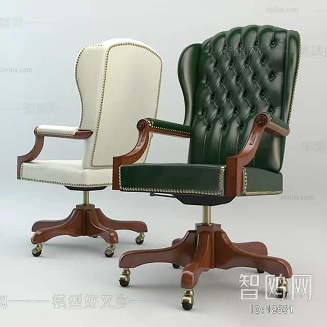 CLASSIC – MANAGER ARMCHAIR 3DMODELS – 007