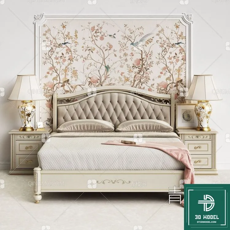 CLASSIC – BED – 3DS MAX MODELS – 064