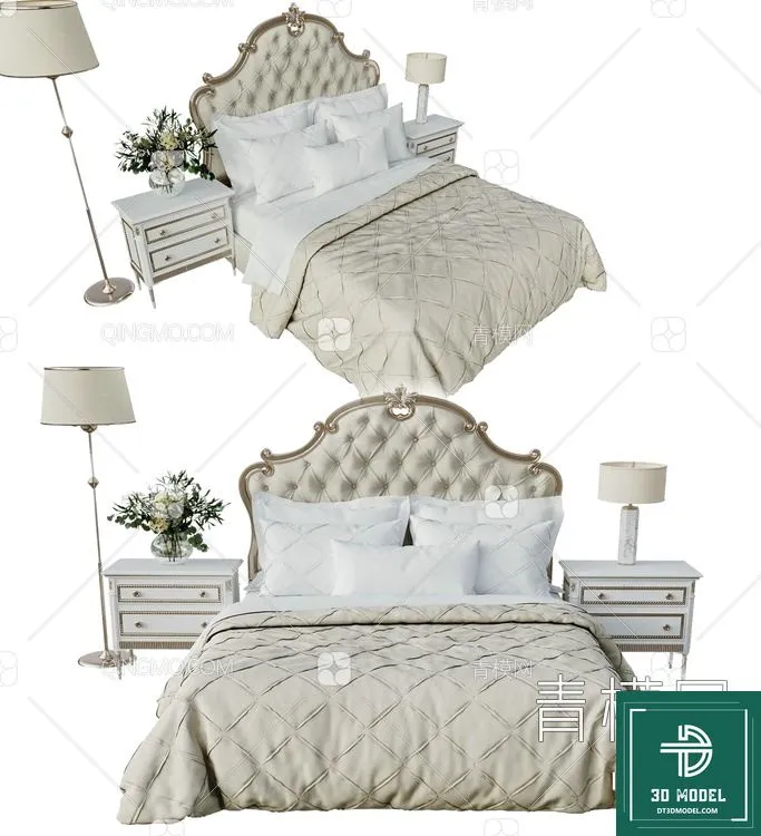 CLASSIC – BED – 3DS MAX MODELS – 077