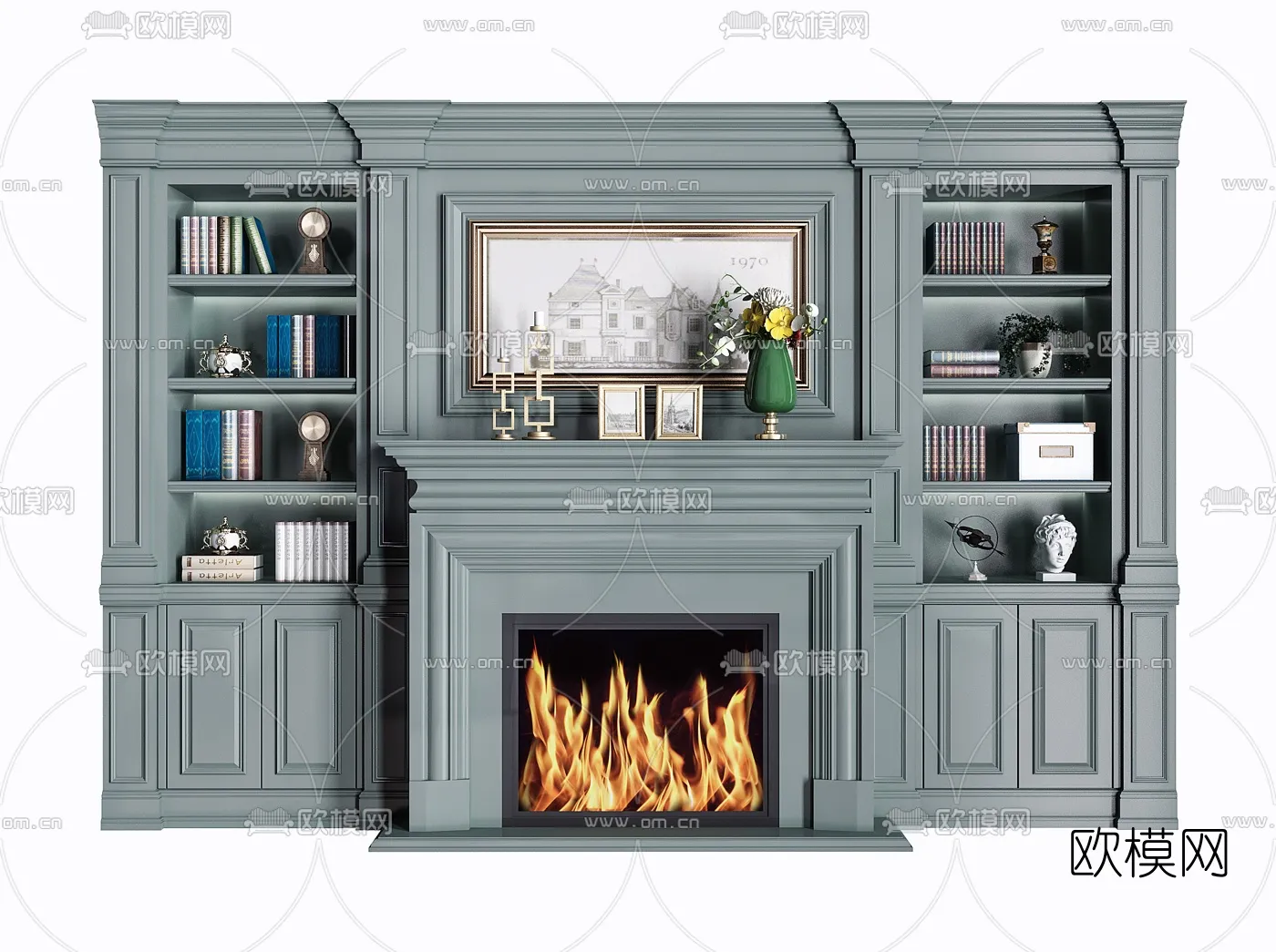 CLASSIC – FIREPLACE 3DMODELS – 015