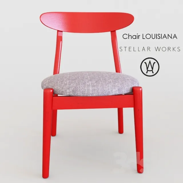 3DS MAX – Chair – Stool – 1691