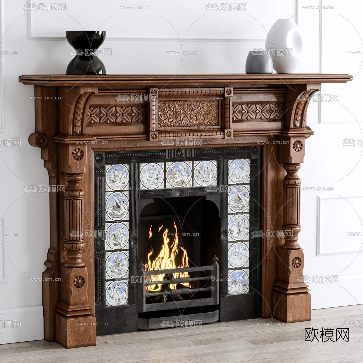CLASSIC – FIREPLACE 3DMODELS – 023